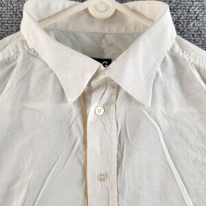 Dolce & Gabbana White Button Up Shirt Long Sleeve Designer Size 52 Cotton Blend
